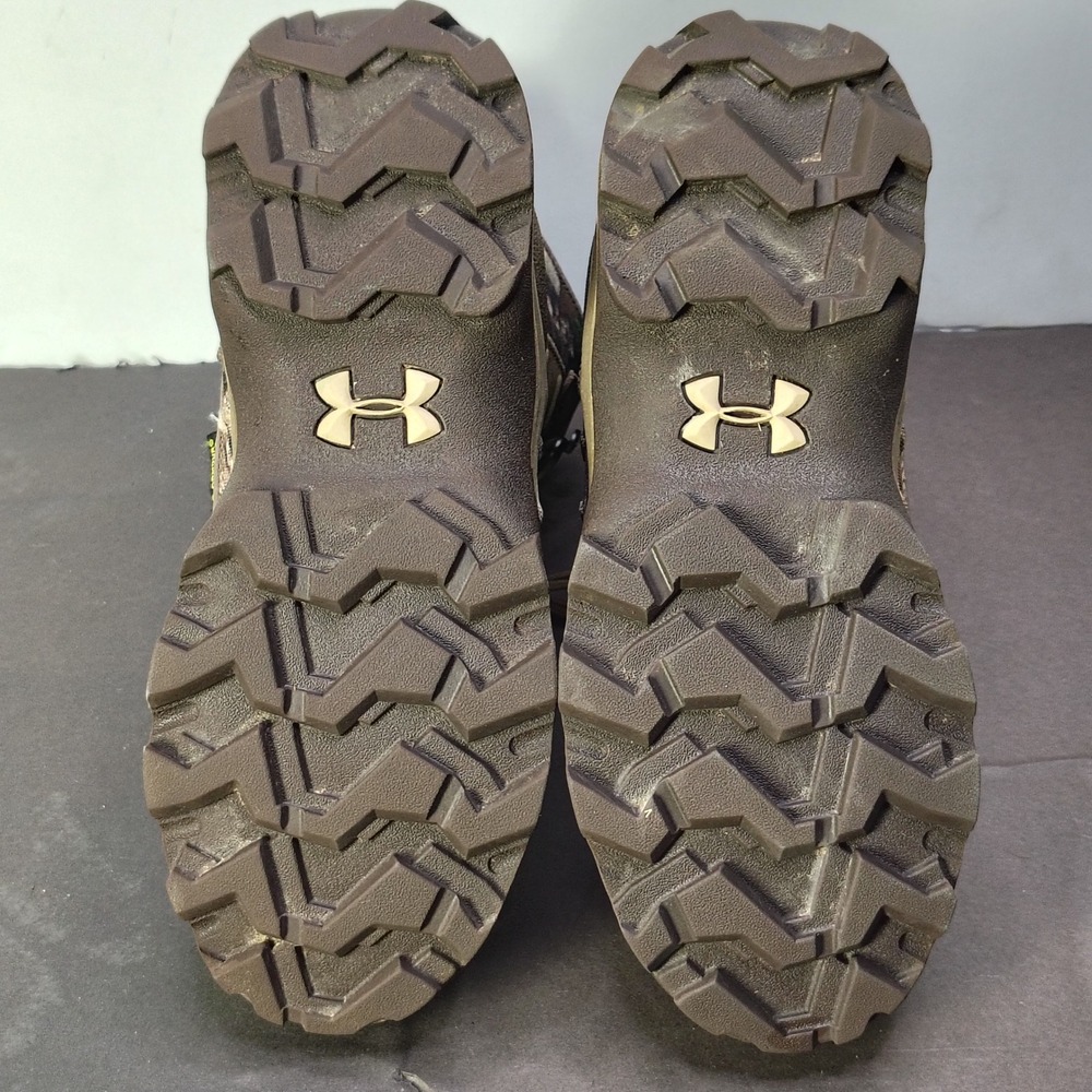 Under Armour Brow Tine Hunting Boots 400g Primaloft GoreTex Womens 7.5 Camo Pink - Picture 12 of 14